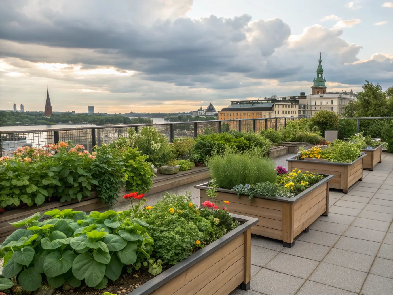 Takträdgård i Kungsholmen